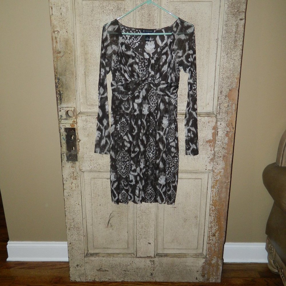 INC International Concepts Gathered front Dress Size M  (B31)